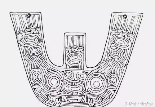 良渚文化神徽纹简笔画