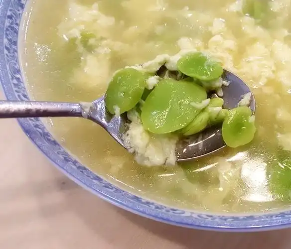 summer2016做的蚕豆鸡蛋汤