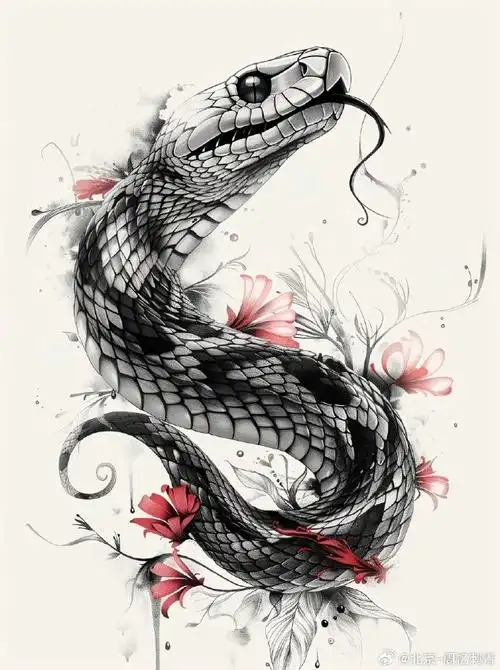 #纹身分享##纹身设计##北京纹身店##纹身素材分享#