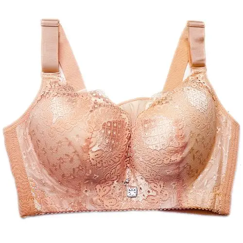 超加特大码文胸300斤加肥加大胖mm薄款聚拢无钢圈大罩杯胸罩内衣 - 夏