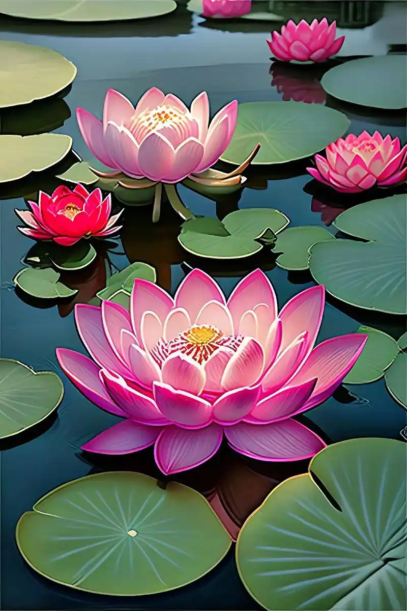 莲花,佛缘,佛光普照,好事莲莲,吉祥如意#ai绘画 #图文热 - 抖音