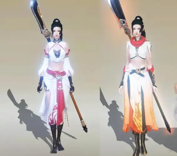 天龙八部2门派时装全白拿明教高级时装也太酷了吧