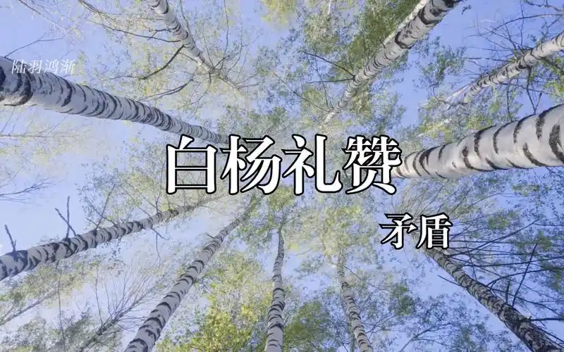 《白杨礼赞》