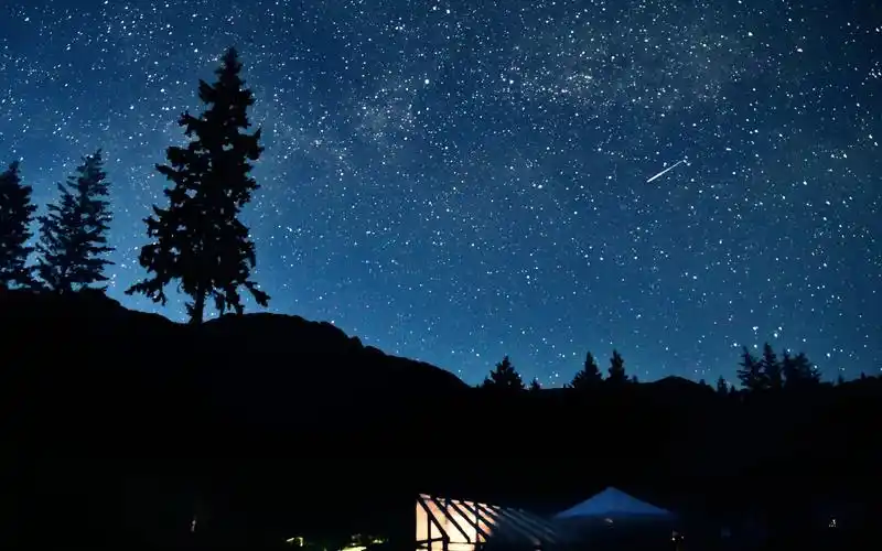 夜晚中最美的星空