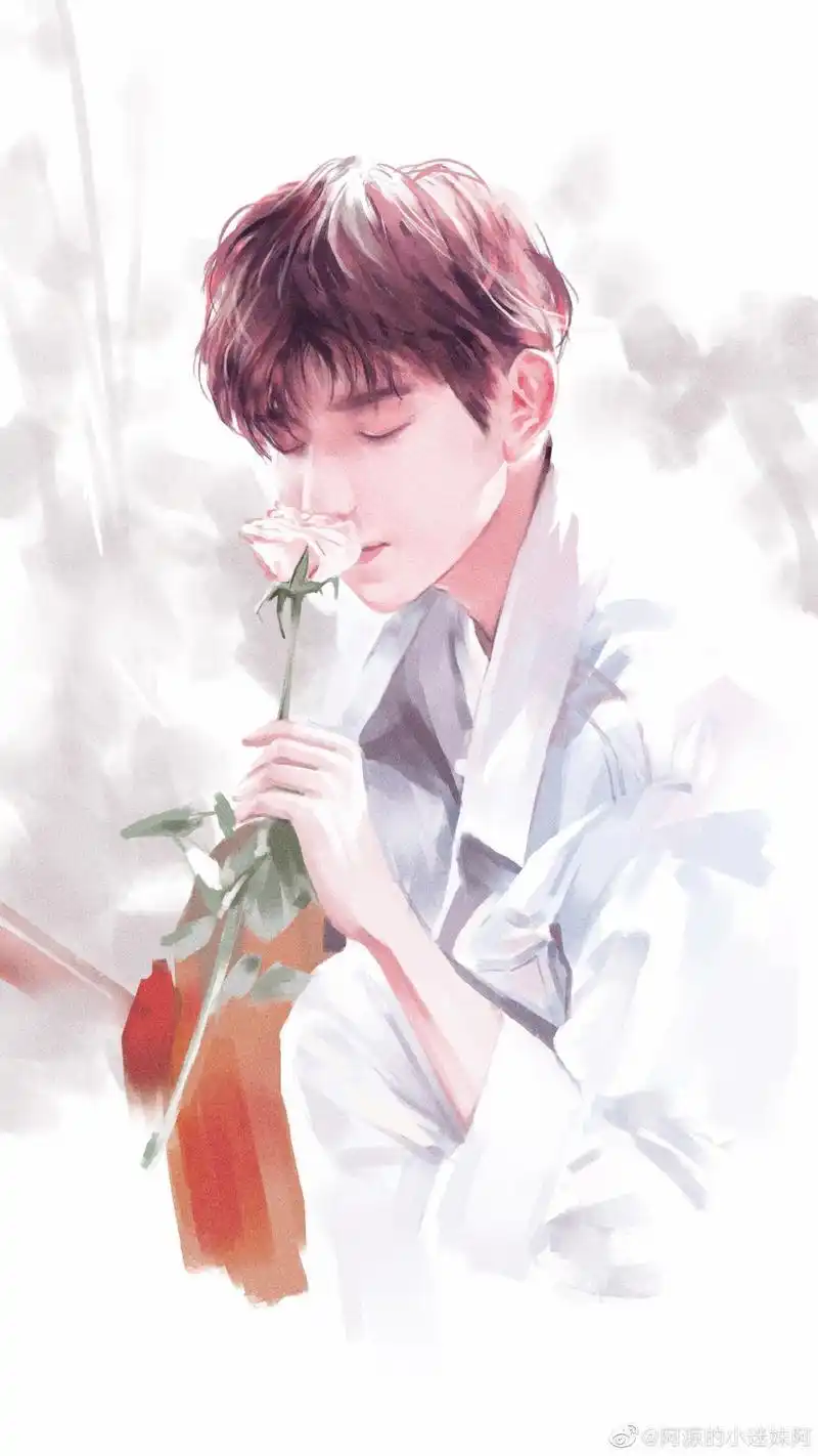 分享王源饭绘二则,性感与绅士切换自如