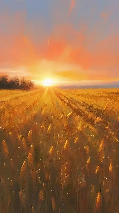 手机壁纸更新啦!🌾最新款麦田壁纸🎨