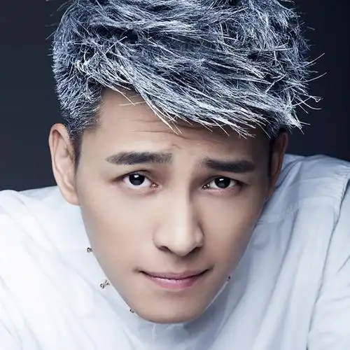 帅气白发男人头像