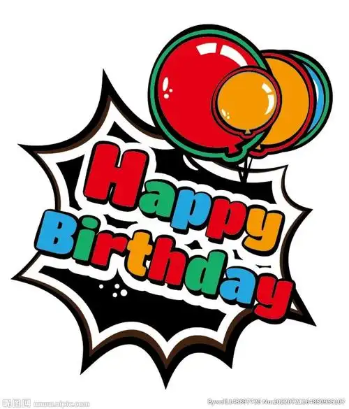 创意生日快乐英文字体