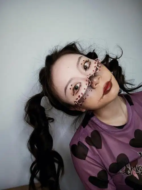 万圣节鬼娃娃安琪拉同款发型