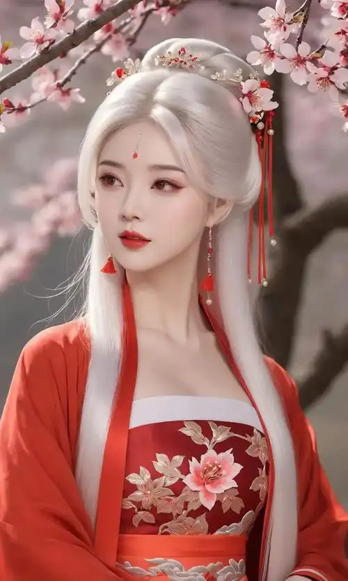 爽心丨绝美白发古风来袭丨养眼美女