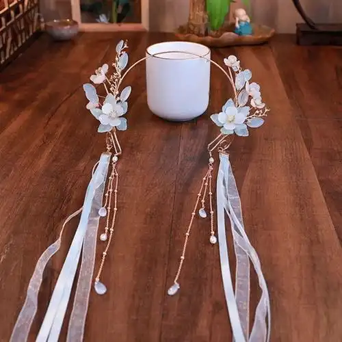 古代汉服头饰头冠流苏步摇发箍古风发饰超仙少女发冠古装配饰品