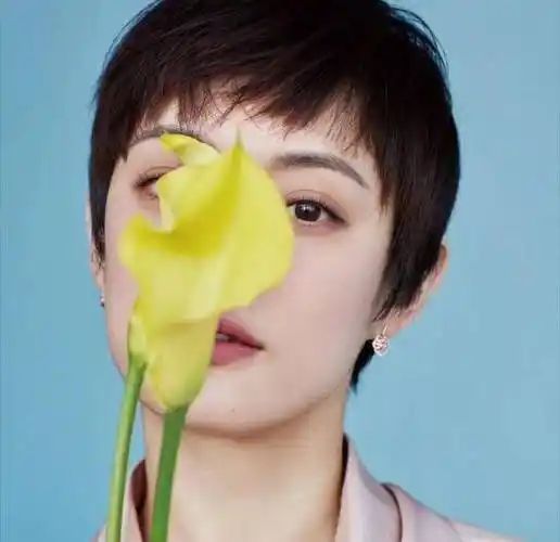 迪丽热巴挑战短发网友:有可爱更美!_造型_气质_女神