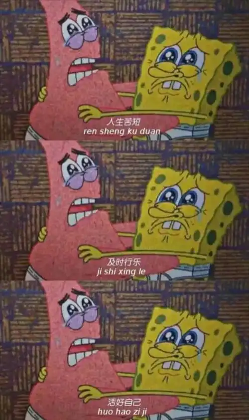 海绵宝宝经典语录-头像壁纸铺子-话本小说网