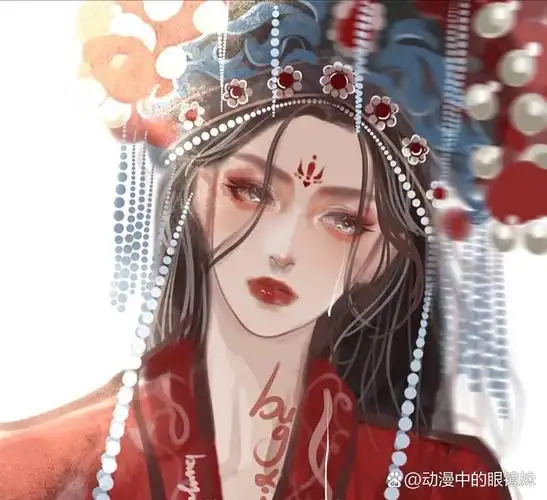 古风女子流泪头像,可保存!