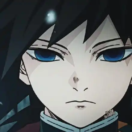 富冈义勇犀利眼神头像