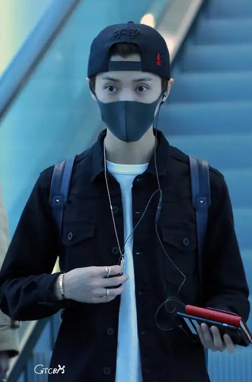 鹿晗韩国仁川北京机场