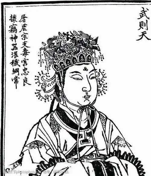 中国历史人物武则天图片