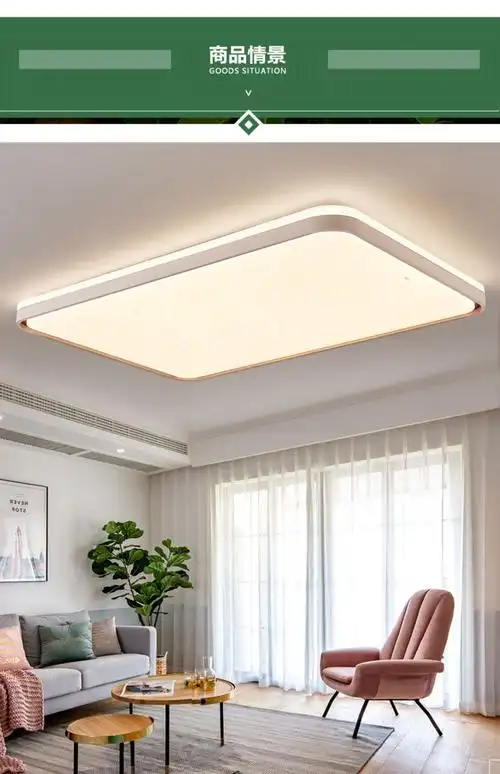 雷士照明led客厅灯吸顶灯具现代简约北欧大气新款全屋组合套餐 咖啡