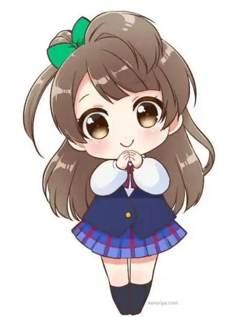 马克笔手绘 q版可爱少女,萌图一波 嗷天天换头像 情侣头像 情侣壁纸