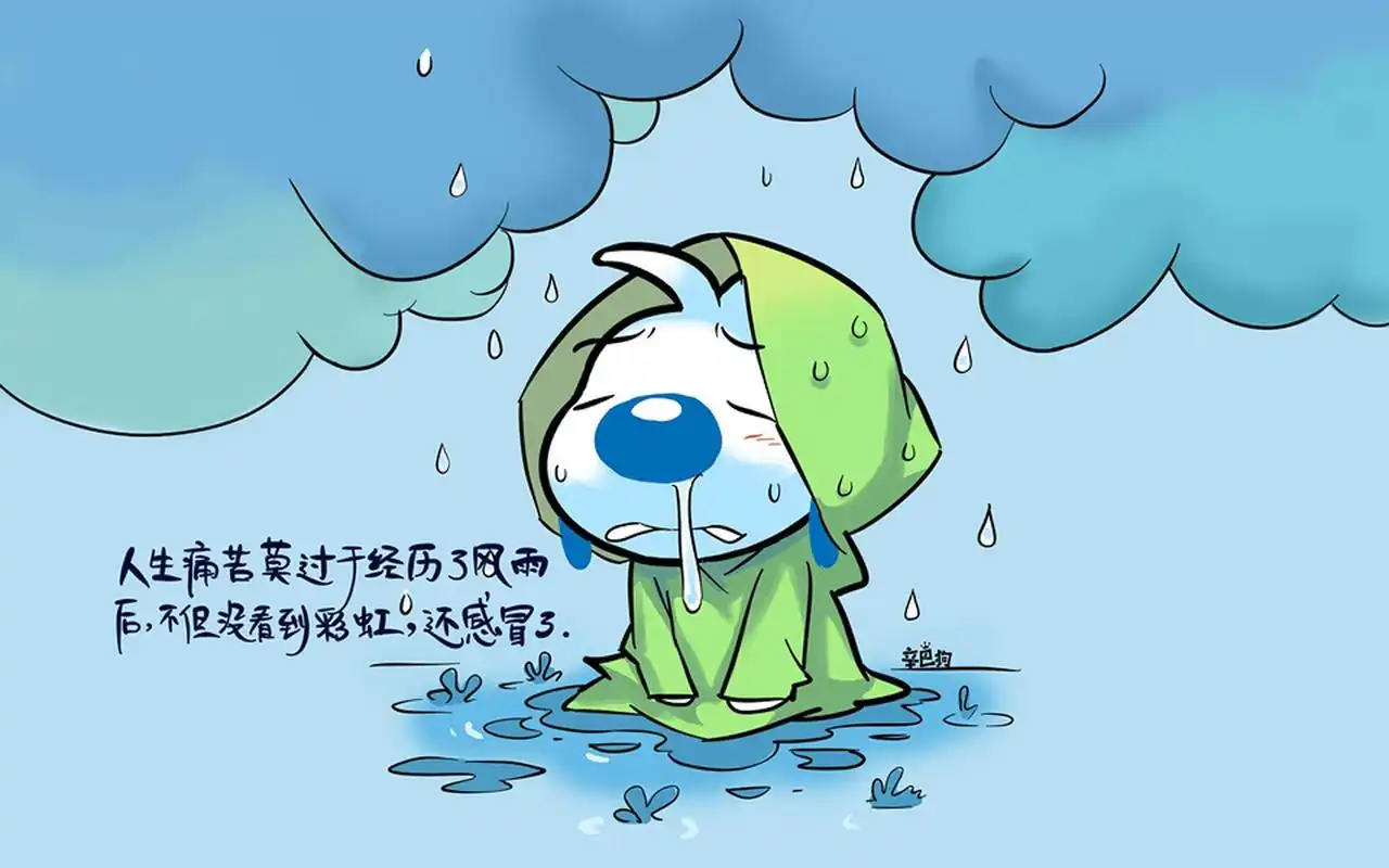 辛巴狗文字语录创意卡通图片壁纸