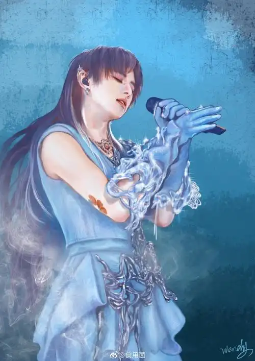 为华晨宇演唱会南京站手绘海报##一起来看演唱会