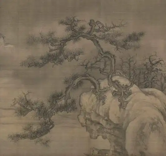 北宋 王诜《渔村小雪图卷》 (局部)