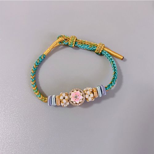 手工编织千里江山手绳半成品直接串珠爆款小红手链