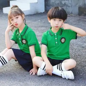 幼儿园园服夏装儿童班服夏款宝宝中小学生夏季短袖校服定制毕业照男童