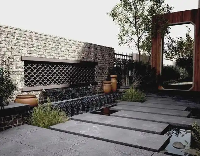 石材|水景|造景|景墙|庭院_网易订阅