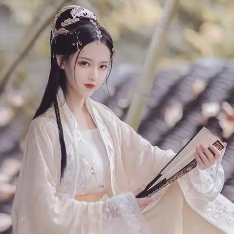 古风汉服女生头像仙气飘飘真人,汉服古装头像女