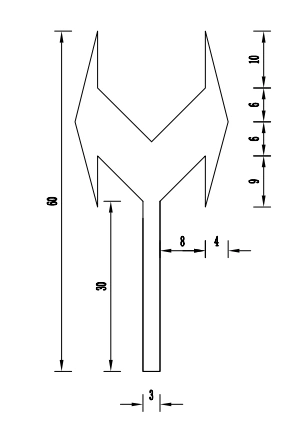 标线三向箭头的这种怎么计算工程量?