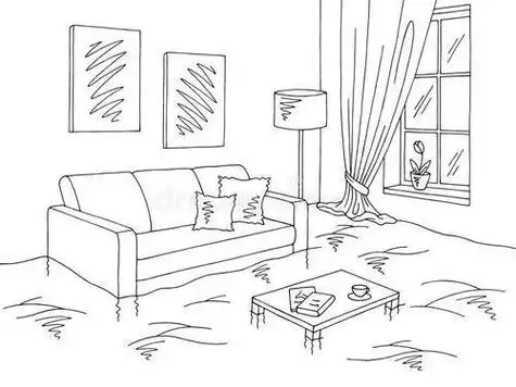 家里面的简笔画