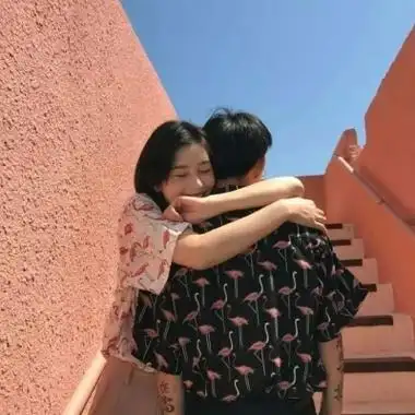 甜蜜恩爱真人情侣头像