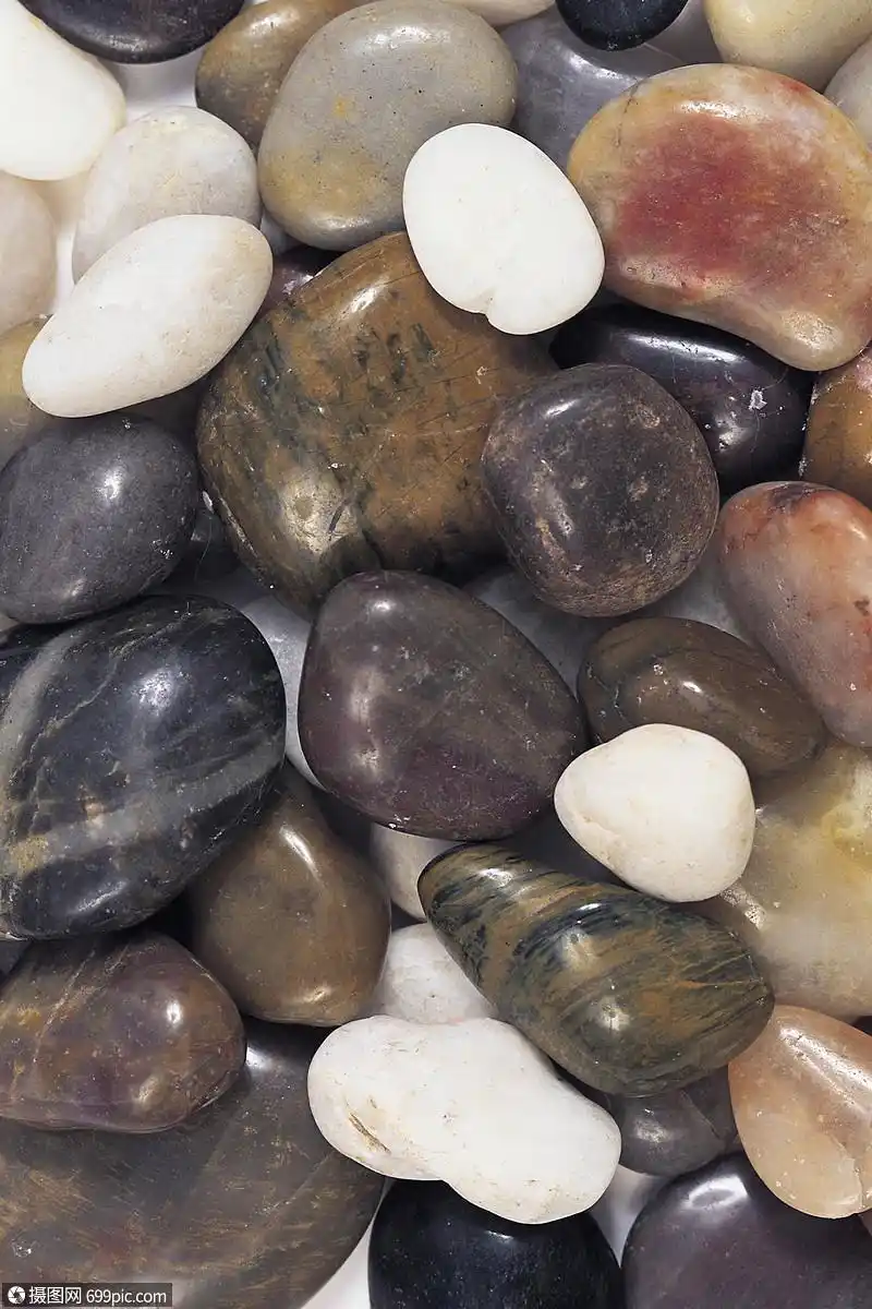 鹅卵石海滩棚拍高清图片素材