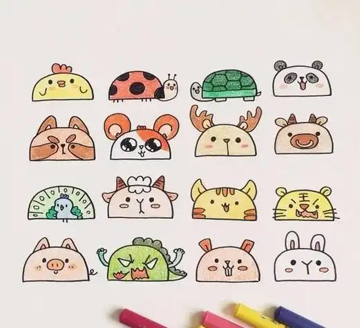 萌图简笔画卡通可爱