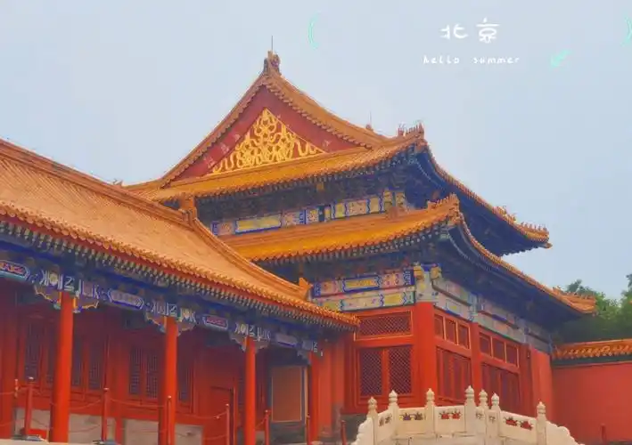 热浪太强北京故宫半日游