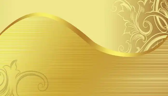 烫金金黄色条纹名片背景