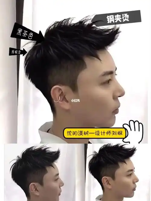 02潮男 飞机头 7615 小哥哥们的首选