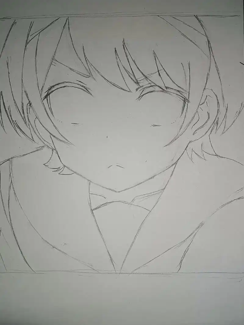 瑠不住!(好久没画铅笔画了)#动漫人物绘画 #摸鱼日常 #动 - 抖音