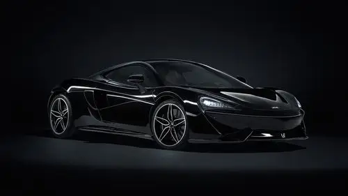 高清晰黑色mclaren570gt跑车壁纸