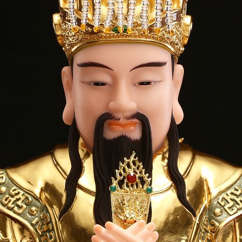 王母神像玉皇大帝娘娘家用供奉石雕汉白玉玉帝道教摆件