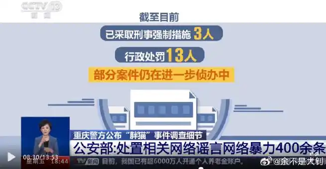 胖猫事件#今晚事件上了央视新闻.