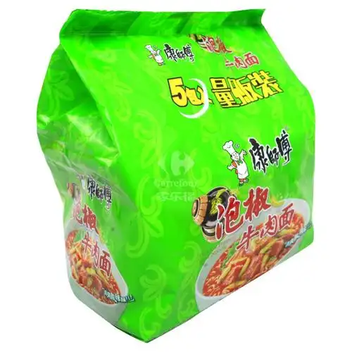 康师傅经典泡椒牛肉面101g5