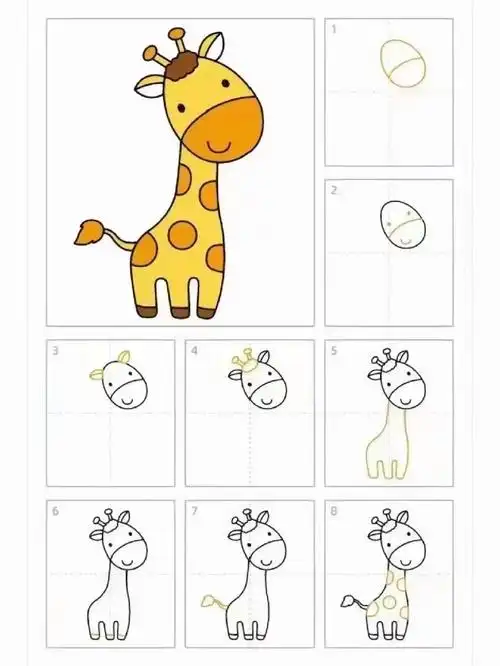 幼儿园简笔画步骤图