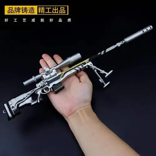 m4a1 突击步抢金属绝地吃鸡求生大号玩具全金属awmm416模型98k小合金