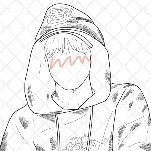 客稿刘耀文线稿