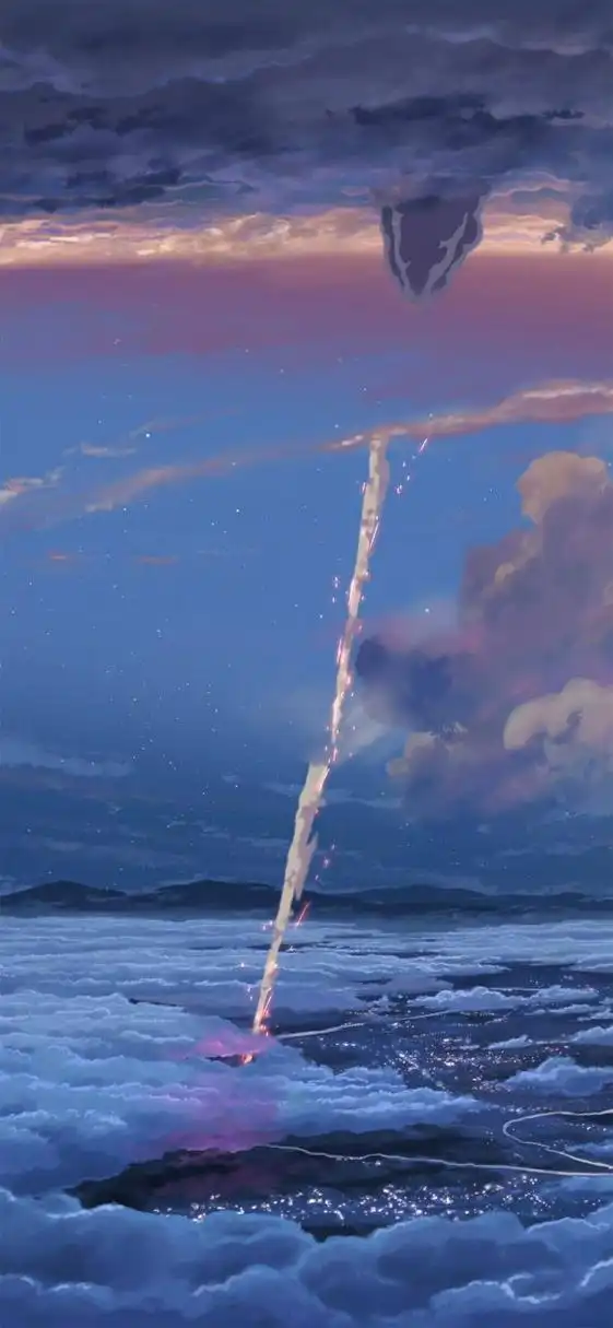 新海诚《你的名字》高清插画欣赏,这是我看的第一部新海诚的作品.