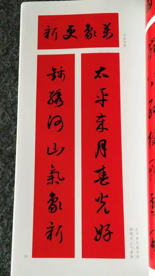 一起写草书春联你贴对了吗