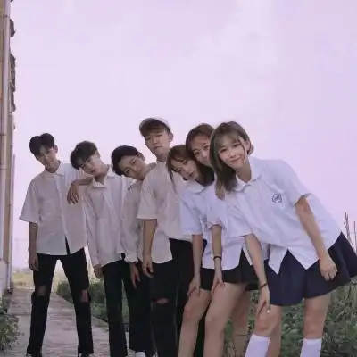 多人校园风真人头像