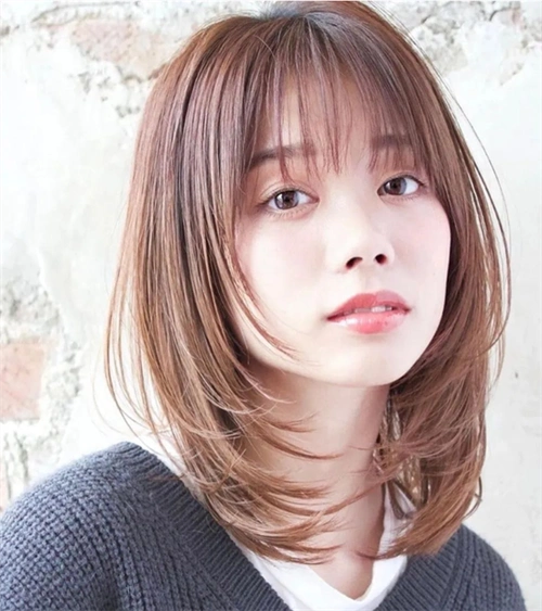 方脸圆脸示范发型 日系内扣锁骨发_发型脸型 - 美发站